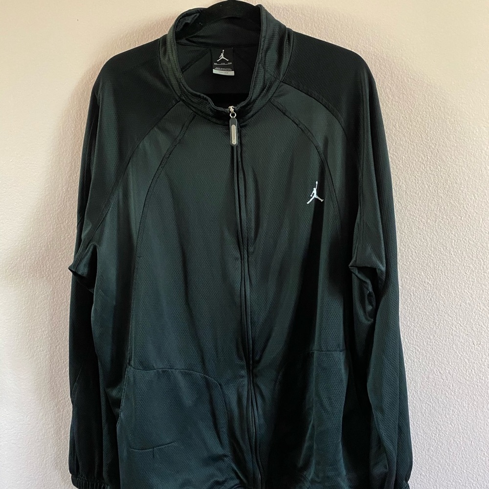 Jordan Dri Fit Black Zip-up Jacket